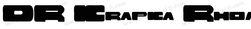 DR Krapka Rhombus Fo字体转换